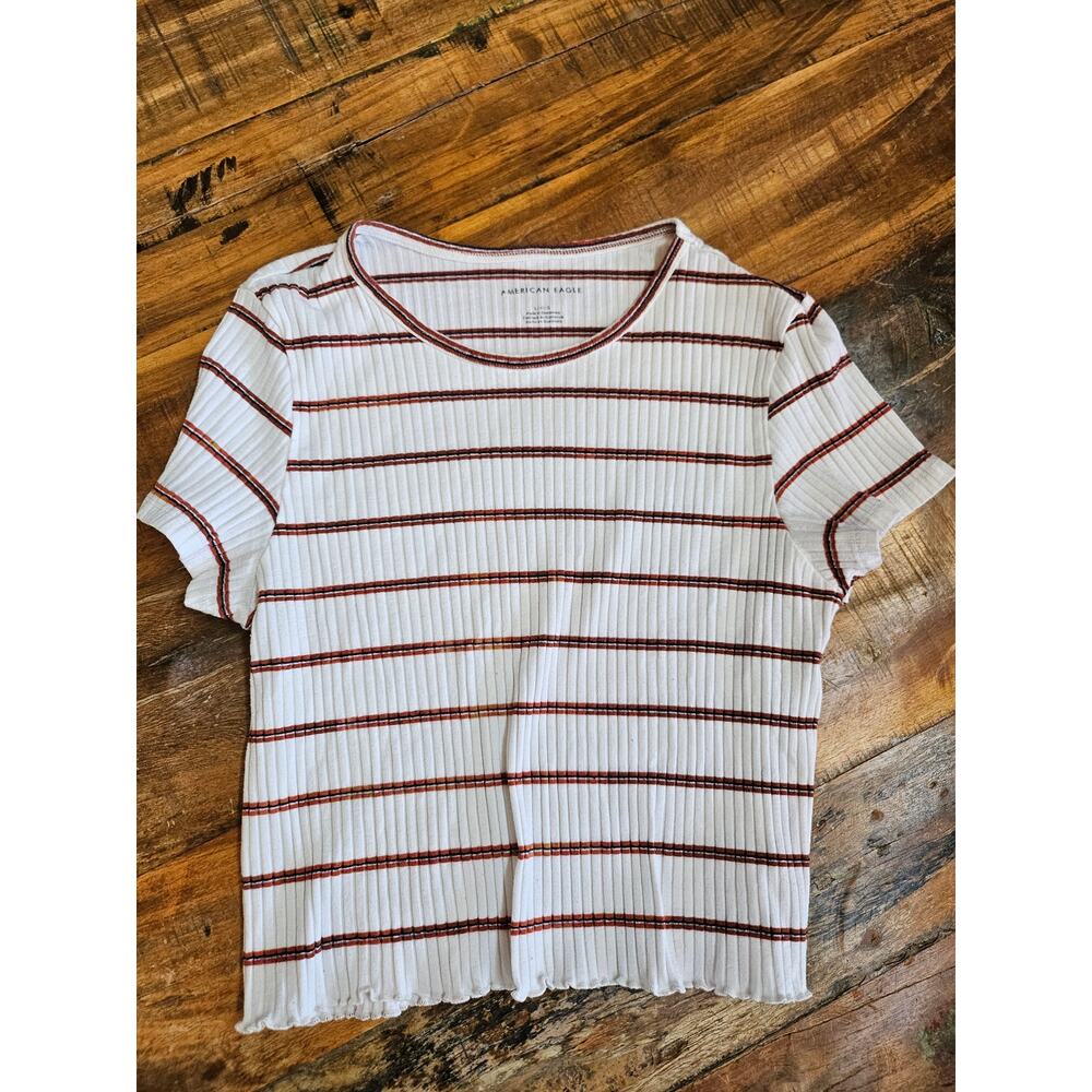 American Eagle Strech Crop Top Womens Large/Medium